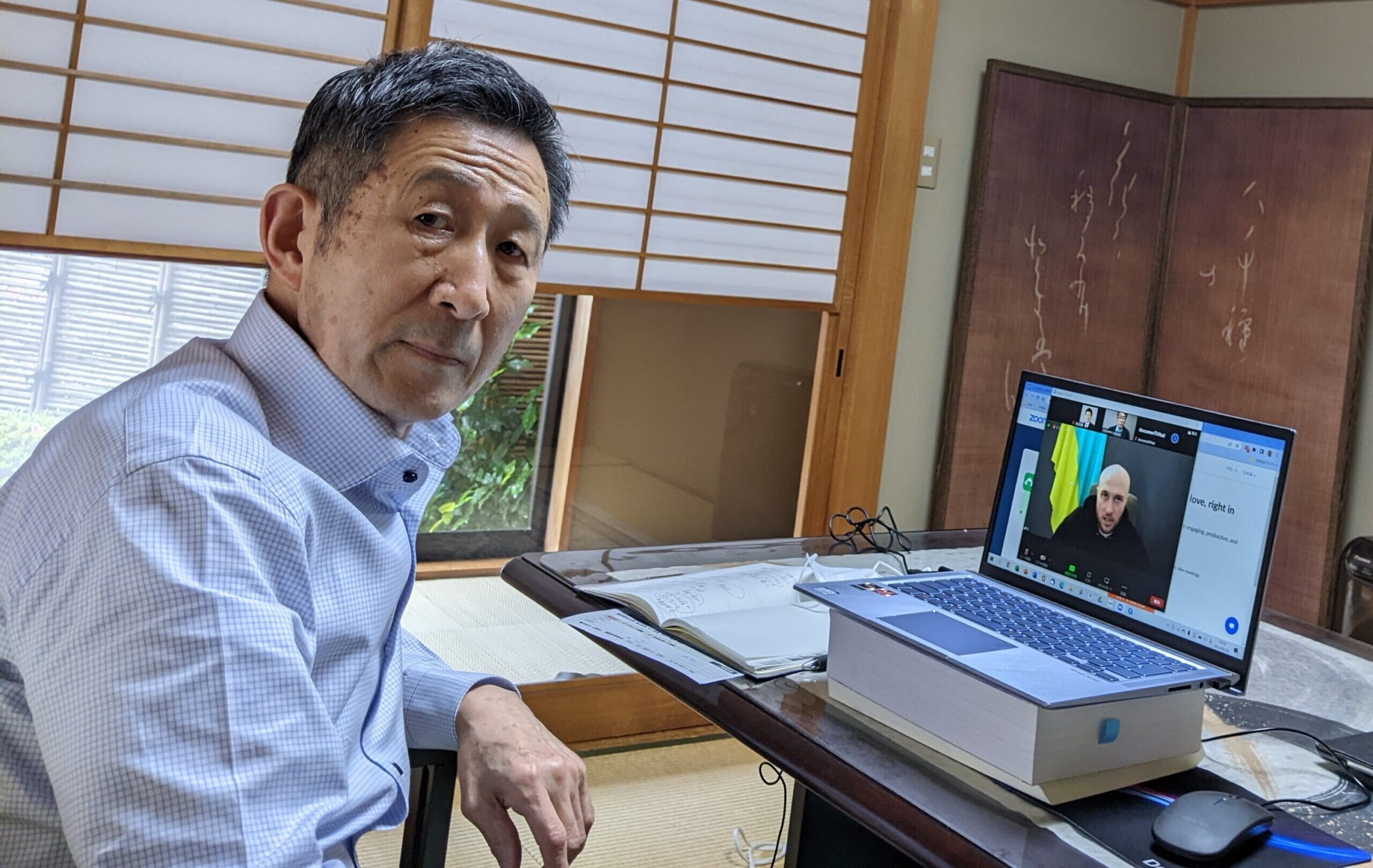 ZOOMでウクライナと生の情報交換